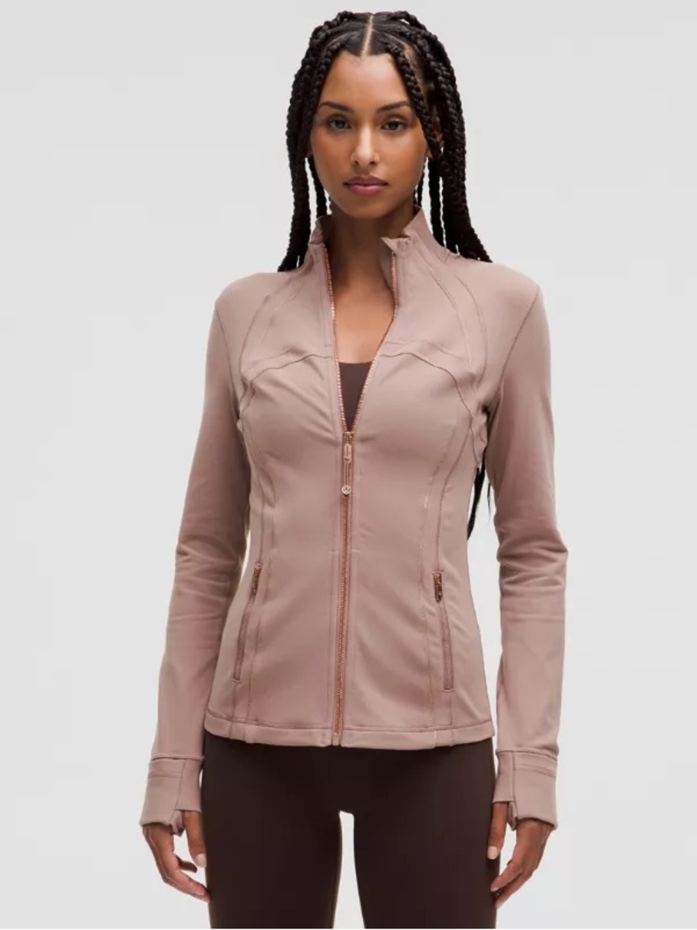 Lululemon Define Jacket Luon
Sparkle Rose Gold Zipper Size 8 Excellent